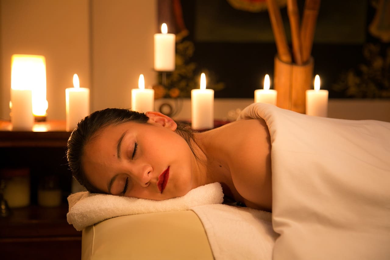 A person receiving a relaxing Swedish Massage